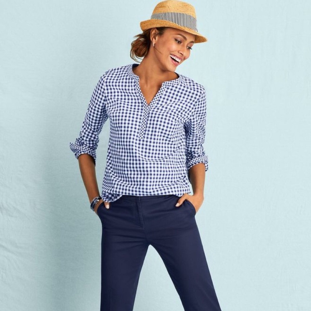 BR gingham shirt
